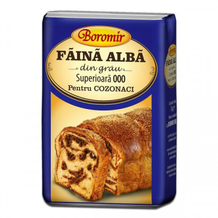 Boromir Faina Alba din Grau Superioara 000 pentru Cozonaci 2kg