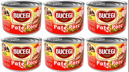 Bucegi Pate de Porc 6 buc x 200g