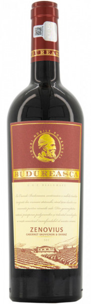 Budureasca Zenovius Cabernet Sauvignon Shiraz Vin Rosu Sec 14.5% Alcool 750ml