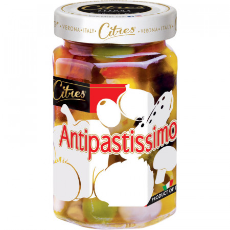 Citres Antipastissimo Mixt de Legume in Ulei de Floarea Soarelui 290g