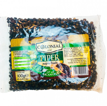 Colonial Piper Negru Boabe 100g