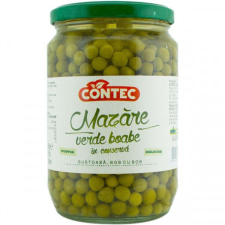 Contec Mazare Verde Boabe in Conserva 680g