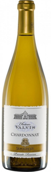 Domeniile Samburesti Chateau Valvis Chardonnay Vin Alb Sec 14.5% Alcool 750ml