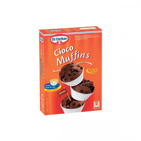 Dr.Oetker Mix pentru Briose Muffins cu Gust de Ciocolata 295g