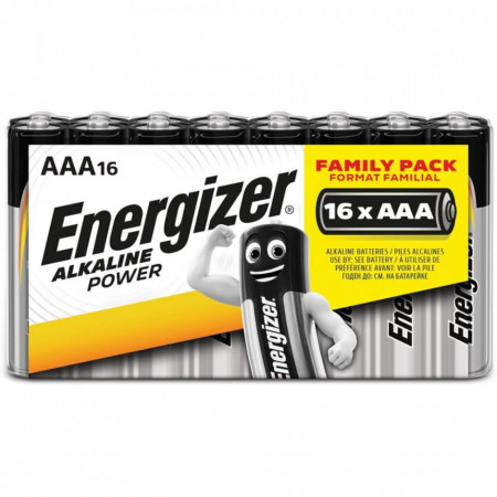Energizer Baterii Alkaline AAA LR03 16buc