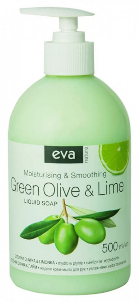 Eva Sapun Lichid cu Masline Verzi si Lamaie 500ml