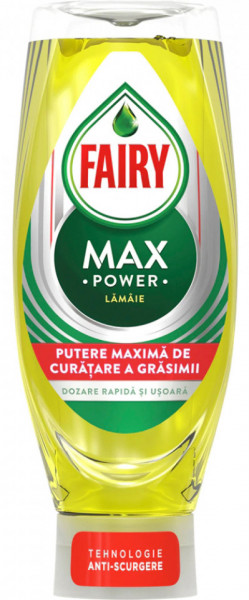 Fairy Max Power Detergent de Vase cu Lamaie 650ml