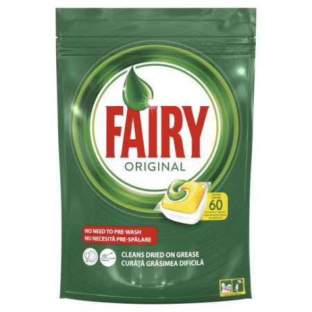 Fairy Original All in One Detergent pentru Masina de Spalat Vase pentru 60 Spalari