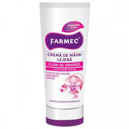 Farmec Crema de Maini Lejera cu Flori de Orhidee 100ml