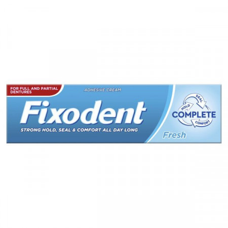 Fixodent Complete Fresh Crema Adeziva pentru Proteze Dentare Totale si Partiale 47g