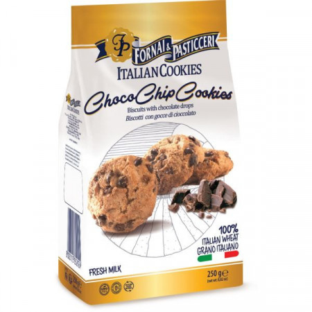Fornai&Pasticceri Biscuiti cu Fulgi de Ciocolata 250g