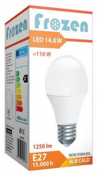 Frozen Bec cu Led Alb Cald E27 14.8w