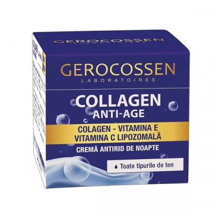 Gerocossen Collagen Anti-Age Crema Antirid de Noapte SPF10 50ml