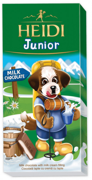 Heidi Junior Ciocolata cu Crema de Lapte 90g