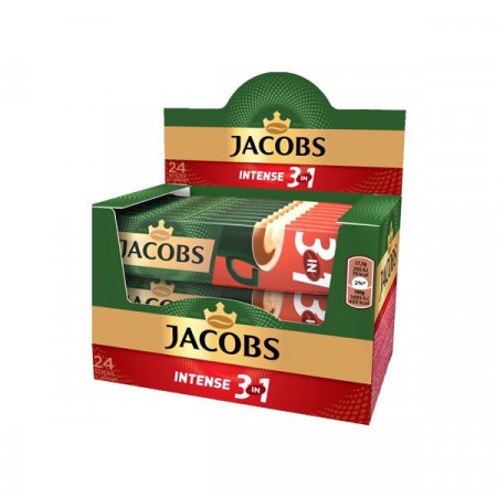 Jacobs Cafea instant 3in1 Intense 24 plicuri x 17.5g