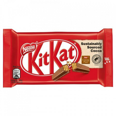 Kit Kat Baton de Ciocolata cu Cacao din Surse Sustenabile 41.5g