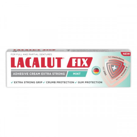 Lacalut Fix Mint Crema Adeziva pentru Proteze Totale si Partiale 40g