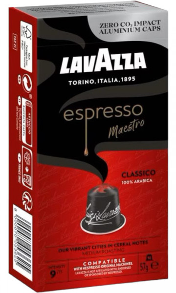 Lavazza Espresso Maestro Classico Capsule Cafea Prajita si Macinata 10 capsule 57g