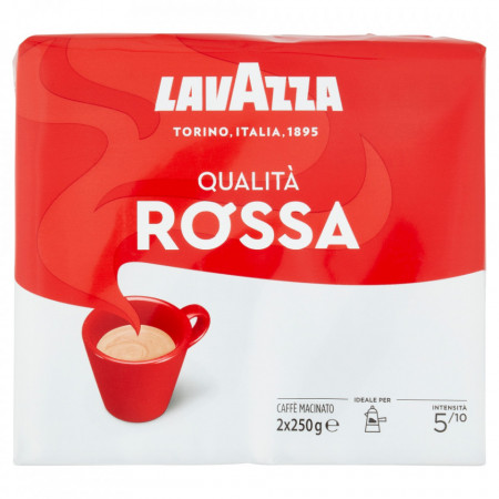 Lavazza Qualita Rossa Cafea Macinata Prajita 2x250g