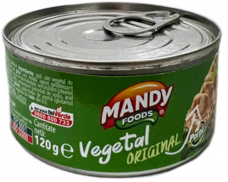 Mandy Vegetal Original Pasta Vegetala Tartinabila 120g