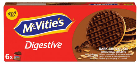 Mc Vitie'S Biscuiti Digestivi cu Ciocolata Neagra 199.8g