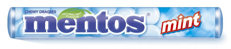 Mentos Bomboane Gumate cu Aroma de Menta 38g