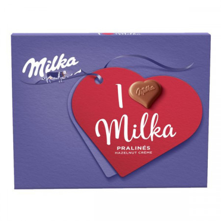 Milka I Love Milka Praline cu Crema de Alune 110g