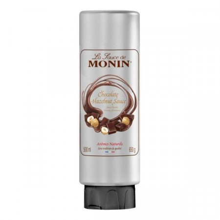 Monin Topping de Ciocolata cu Alune 500ml