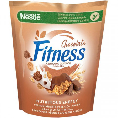 Nestle Fitness Cereale Integrale de Grau si Ovaz cu Ciocolata 425g
