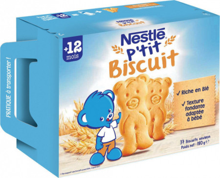 Nestle P'Tit Biscuiti pentru Copii de Varsta Mica 12+ luni 180g