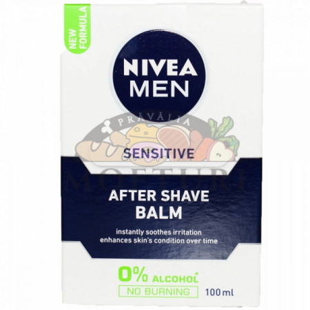 Nivea Men Sensitive After Shave Balsam 0% Alcool 100ml
