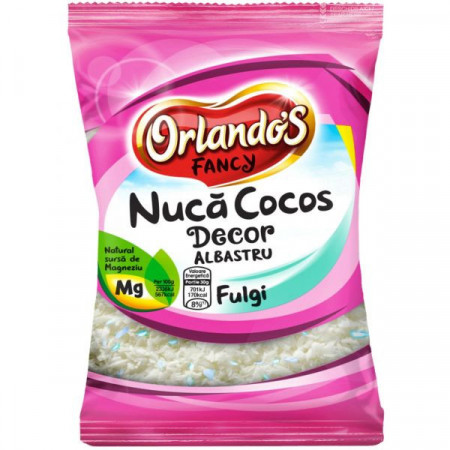 Orlando's Fancy Fulgi de Nuca de Cocos Decor Albastru 100g