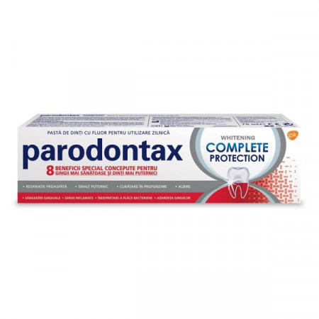 Parodantax Complete Protection Whitening Pasta de Dinti 75ml