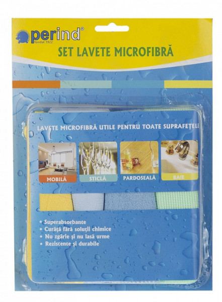 Perind Set Lavete din Microfibra