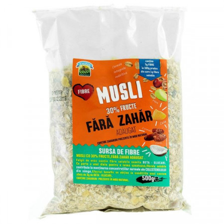 Pirifan Musli fara Adaos de Zaharuri 500g