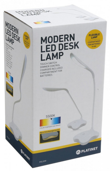 Platinet Lampa pentru Birou cu Led Alb Rece PDL02W 4.5w