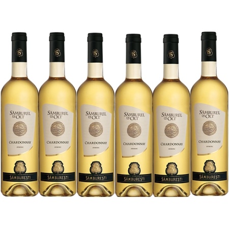 Samburel de Olt Chardonnay bax 0.75L x 6 sticle