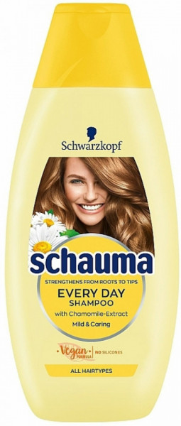 Schauma Every Day Sampon cu Extract de Musetel pentru Toate Tipurile de Par 400ml