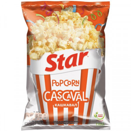 Star Popcorn pentru Microunde cu Gust de Cascaval 87g