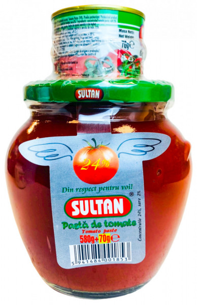 Sultan Pasta de Tomate 580g + 70g