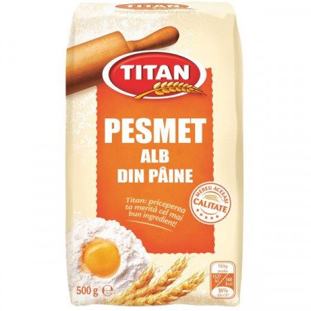 Titan Pesmet Alb din Paine 500g