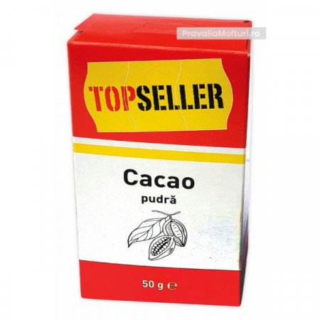 TopSeller Cacao Pudra la Cutie cu continut Redus de Grasime 50g