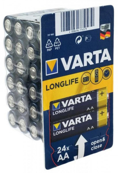 Varta Baterii Alkaline Long Life AA R6 24buc