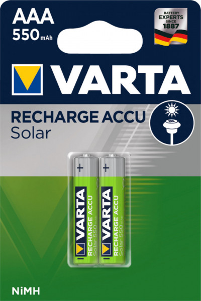Varta Baterii Reincarcabile la Soare AAA 2buc