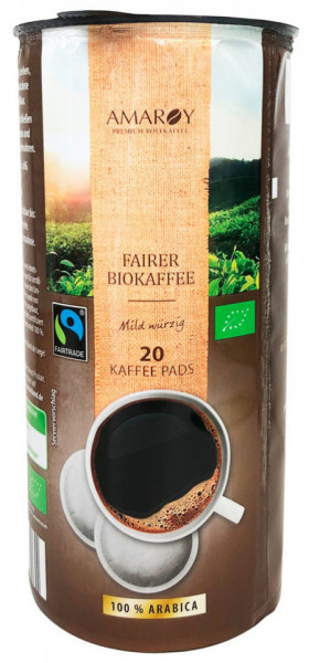 Amaroy Cafea Bio FairTrade 20 Pads 144g