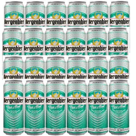 Bere blonda fara alcool Bergenbier bax 0.5L x 24 doze