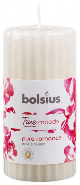 Bolsius Lumanare Parfumata Tip Stalp cu Aroma de Trandafir si Chihlimbar