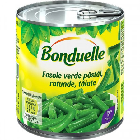 Bonduelle Fasole Verde Pastai Rotunde Taiate 400ml