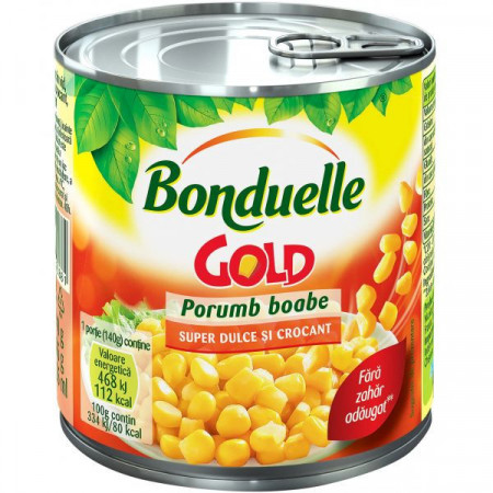Bonduelle Gold Porumb Boabe Super Dulce si Crocant in Vid 340g