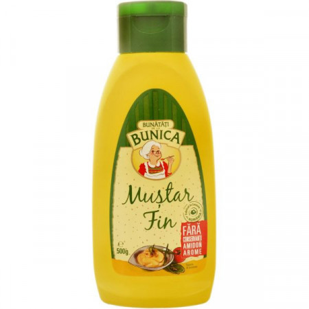 Bunica Mustar Fin 500g